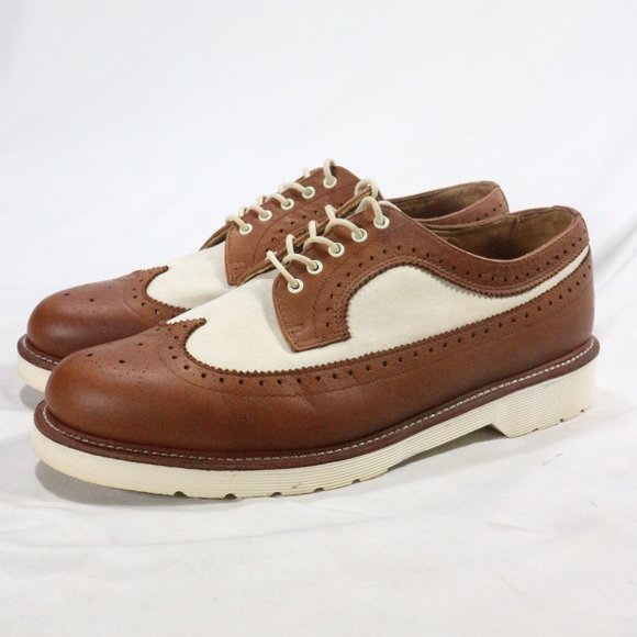 Dr. Martens Other - DR. MARTENS Alfred Brown Cream Brogue Shoes